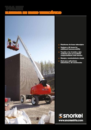 Kolové teleskopické pracovní plošiny Snorkel T46JRT