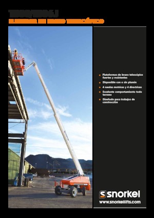 Kolové teleskopické pracovní plošiny Snorkel TB86J