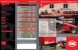 Kolové teleskopické pracovní plošiny MEC TITAN BOOM 40-S