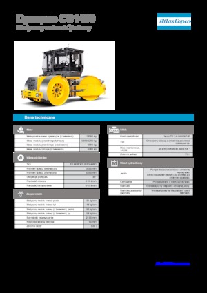 Tříkolové válce Dynapac CS 1400