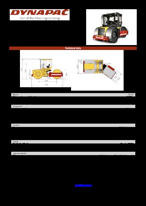 Tříkolové válce Dynapac CS 142