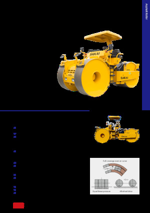 Tříkolové válce Sakai R2H-2