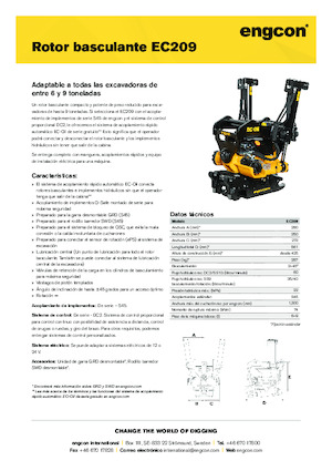 Tiltrotátory engcon EC209
