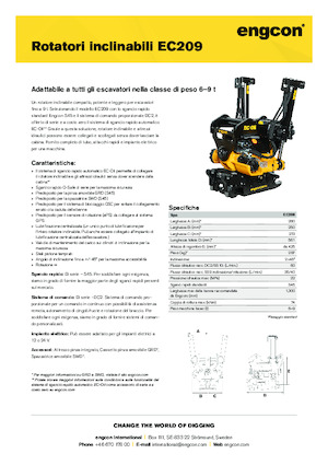 Tiltrotátory engcon EC209