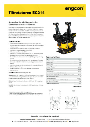 Tiltrotátory engcon EC214