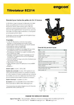 Tiltrotátory engcon EC214