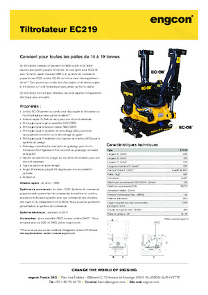 Tiltrotátory engcon EC219