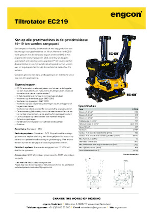 Tiltrotátory engcon EC219