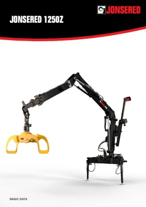 Lesnické jeřáby Jonsered 1250 Z 93 