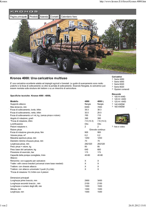 Lesnické jeřáby Kronos 4000