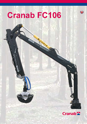 Lesnické jeřáby Cranab FC 106 Combi