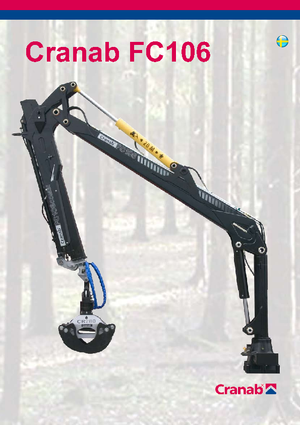 Lesnické jeřáby Cranab FC 106 Combi