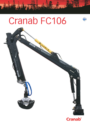 Lesnické jeřáby Cranab FC 106 Combi