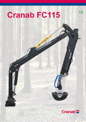 Lesnické jeřáby Cranab FC 115 Combi