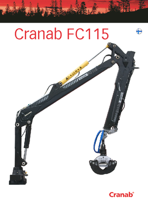 Lesnické jeřáby Cranab FC 115 Combi
