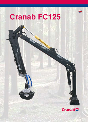 Lesnické jeřáby Cranab FC 125 Combi