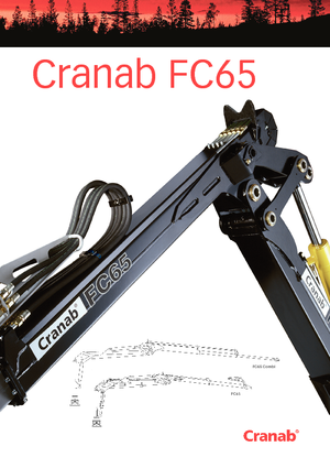 Lesnické jeřáby Cranab FC 65 Tele