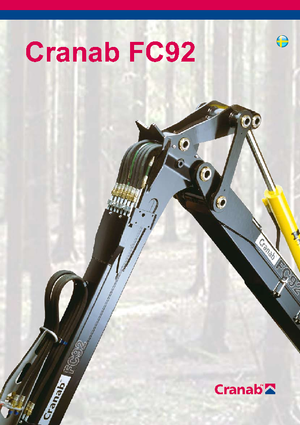 Lesnické jeřáby Cranab FC 92 Combi