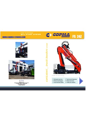 Lesnické jeřáby COPMA 2000 FS 24 Z 1