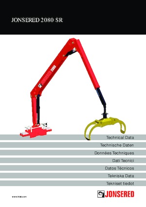 Lesnické jeřáby Jonsered J 2080SR 91
