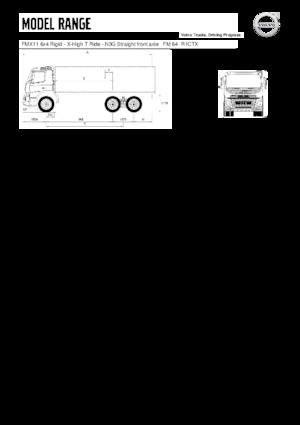 Tuhé podvozky Volvo Trucks FMX11.330 6x4 Rigid - X-High T Ride