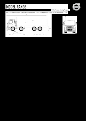 Tuhé podvozky Volvo Trucks FMX11.350 8x4 Platform