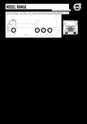 Tuhé podvozky Volvo Trucks FMX11.350 8x4 Rigid - Tag Tridem