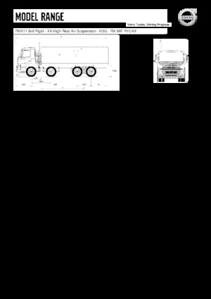 Tuhé podvozky Volvo Trucks FMX11.350 8x6 Rigid - XX-High