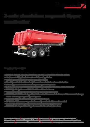 Sklápěcí návěsy Schwarzmüller 2-axle aluminium segment tipper semitrailer