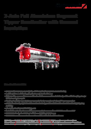 Sklápěcí návěsy Schwarzmüller 3-Axle Full Aluminium Segment Tipper Semitrailer with thermal insulation