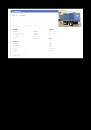 Sklápěcí návěsy Reisch RHKS-3-AG09