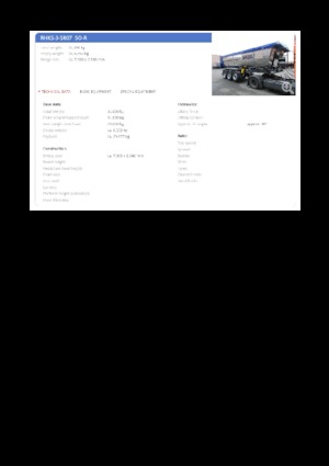 Sklápěcí návěsy Reisch RHKS-3-SR07 ISO-R