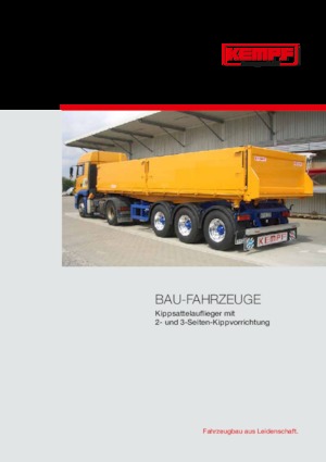 Sklápěcí návěsy Kempf SKD 35/3-S