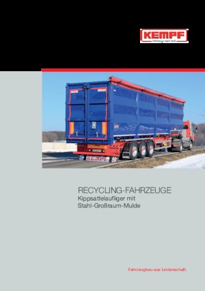 Sklápěcí návěsy Kempf SKM 35/3 SHL-LIGHT