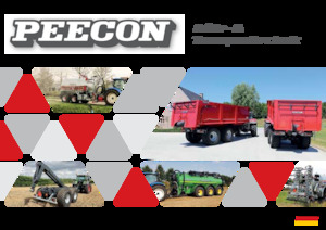Sklápěcí přívěsy Peecon Cargo 18000