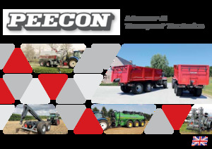 Sklápěcí přívěsy Peecon Cargo 18000