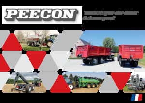 Sklápěcí přívěsy Peecon Cargo 18000