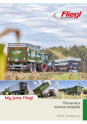 Sklápěcí přívěsy Fliegl EDK 40