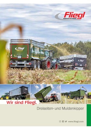 Sklápěcí přívěsy Fliegl EDK 40