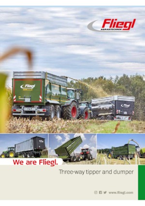 Sklápěcí přívěsy Fliegl EDK 40