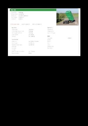 Sklápěcí přívěsy Reisch RD-180