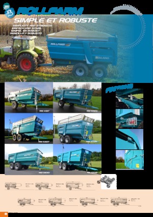 Sklápěcí přívěsy Rolland ROLLFARM 5023