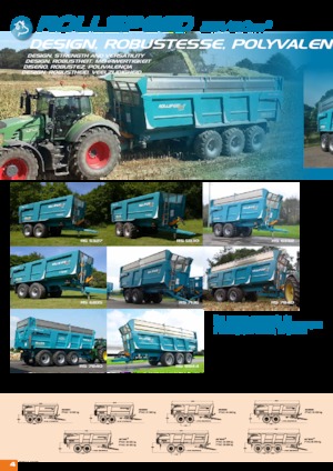 Sklápěcí přívěsy Rolland ROLLSPEED 6332