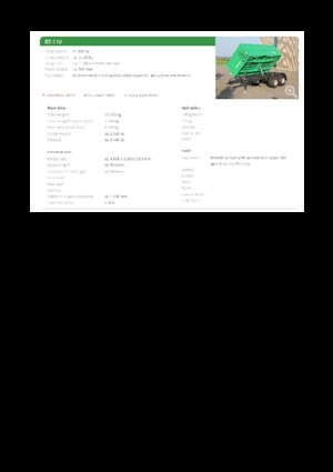 Sklápěcí přívěsy Reisch RT-110