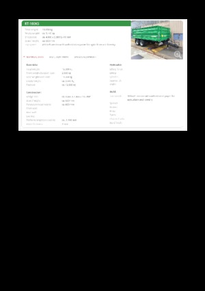 Sklápěcí přívěsy Reisch RT-160KS