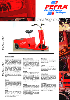 Polní tahače PEFRA 505