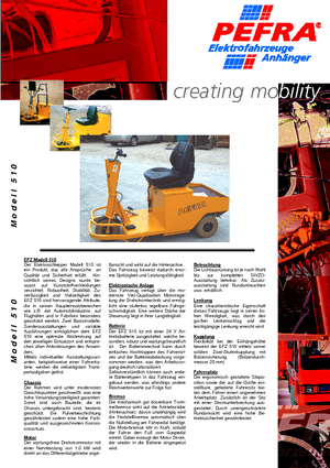 Polní tahače PEFRA 510/1.5