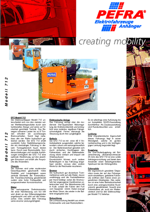 Polní tahače PEFRA 712/7,5