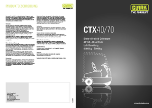 Polní tahače Clark CTX 70