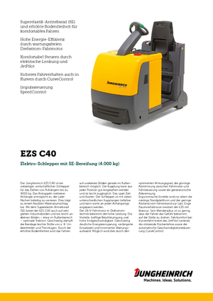 Polní tahače Jungheinrich EZS C40